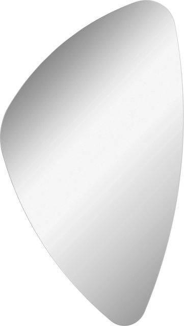 Fackelmann Spiegelelement Organic in Silberfarben, B/H/T: 55,5 x 88,8 x 1,4 cm - Bild 1