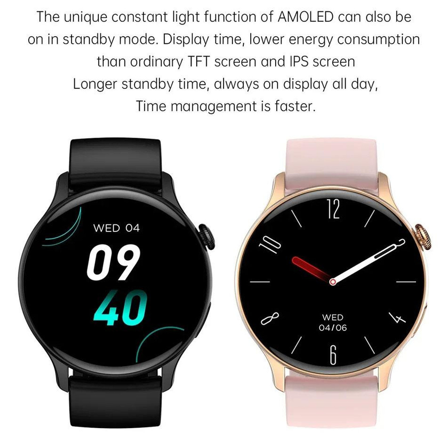 Smartwatch Damen, Gold, Milanaise, Zinklegierung, GPS, Bluetooth - Bild 8