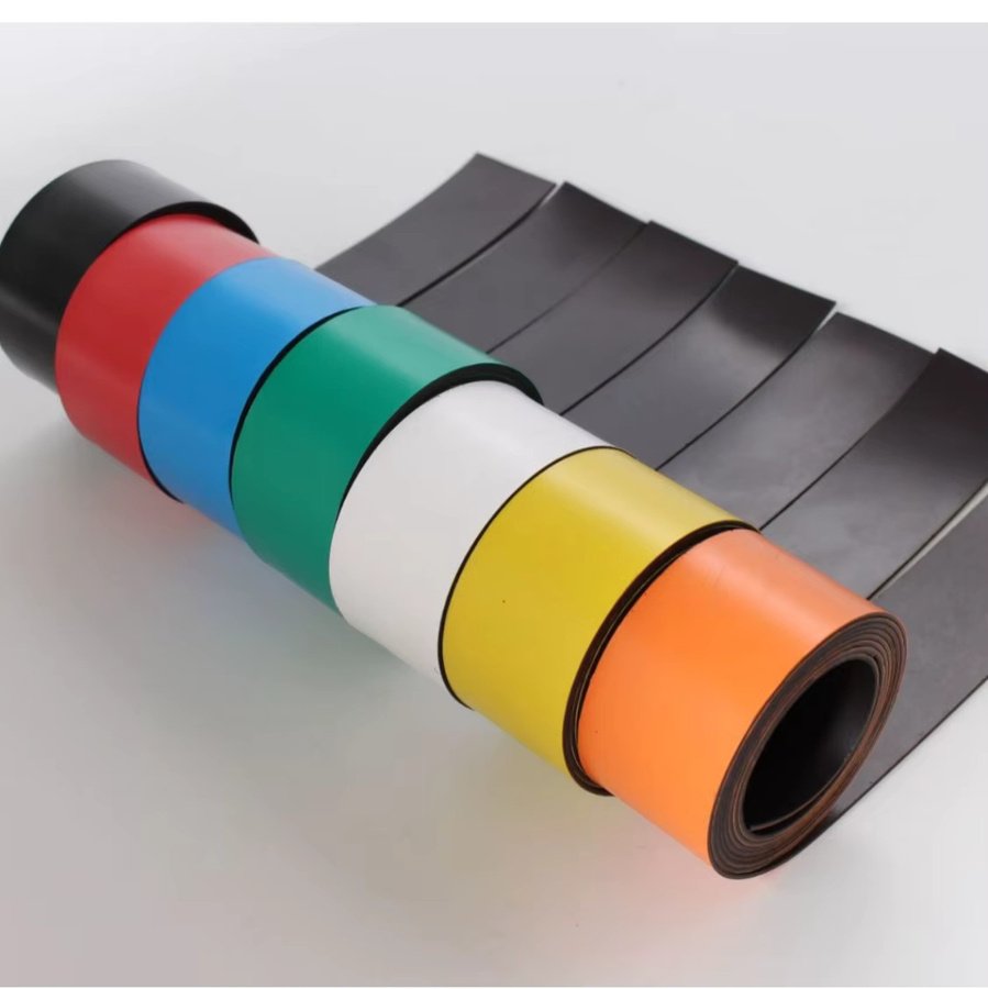 6er Set magnetische Klebeetiketten in Blau und Multicolour zum trocken Abwischen für Whiteboard und Kühlschrank - Bild 3