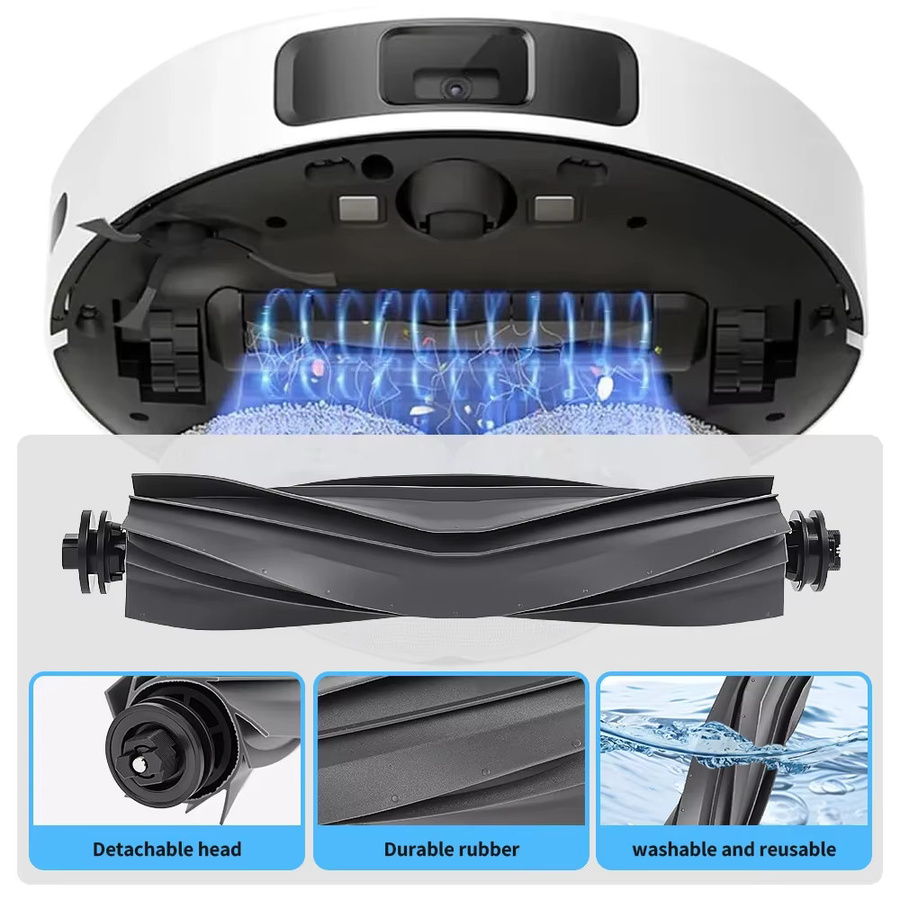 Dreame Hauptbürste in Schwarz für L10s Ultra, L20 Ultra, L10s Pro Ultra, X40 Ultra, X40 Pro sowie Xiaomi Roboter Staubsauger X20 Max, S20+ und X20 Plus Ersatzteil - Bild 4