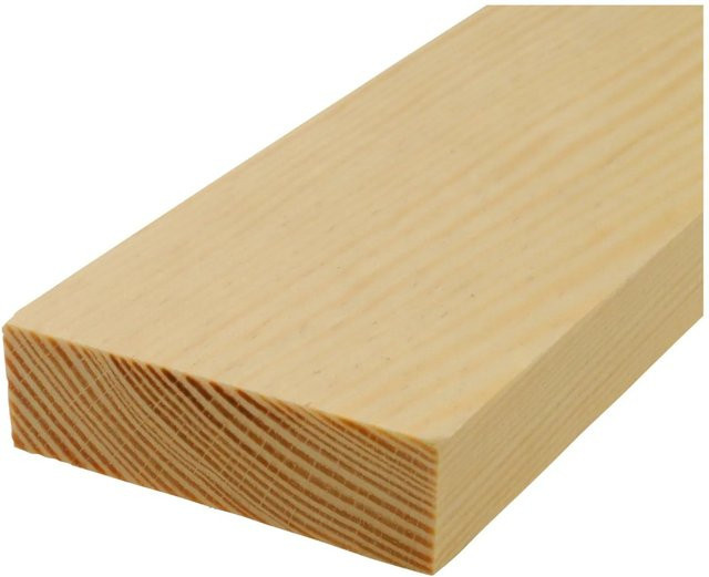 Döllken Home Rechteckleiste aus Kiefer in Beige und Braun, B/H/T: 80 x 13 x 8 mm, Länge: 2100 mm - Bild 1