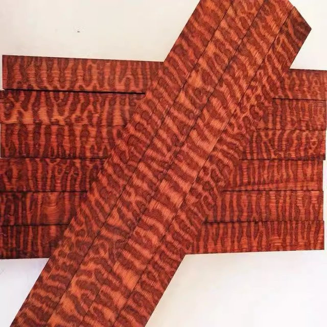 Snakewood Brosimum guianense Messergriffteile Rohlinge braun B/T/H: 120 x 40 x 10 mm - Bild 1