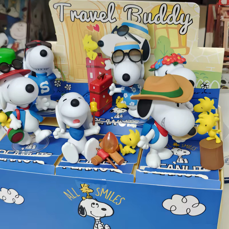Bandai Peanuts Snoopy Travel Companion Series Blind Box, Statische Puppe - Bild 3