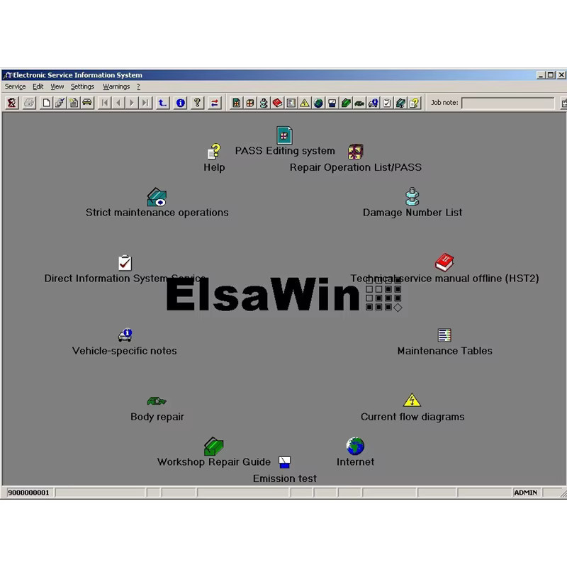 Auto EPC Etka 8.6 und Elsawin 6.0 Software Paket für die Autoreparatur mit mehrsprachigem Ersatzteilkatalog - Bild 2