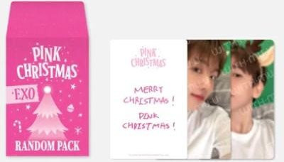 EXO Pink Christmas Official MD, Fotokartenpackung, Pink - Bild 1