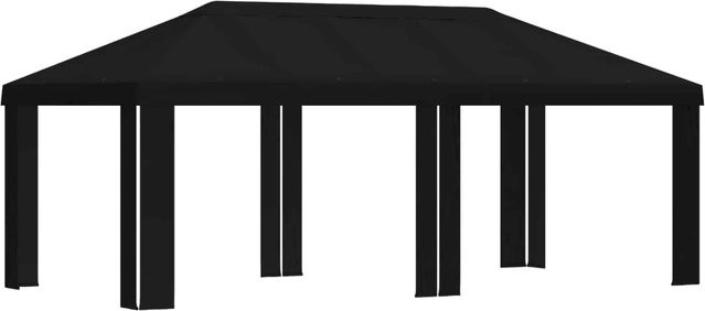vidaXL Gazebo Abdeckung für Pavillon aus Polyester, Schwarz, B: 600 cm, T: 300 cm - Bild 1