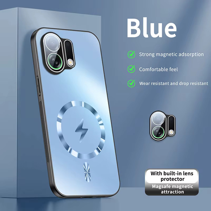 Magnetische Hard Shell Schutzhülle für OPPO K13 Turbo Pro und OPPO K13 Turbo in Blau mit AG Matte Oberfläche und Stoßfestem Design - Bild 2