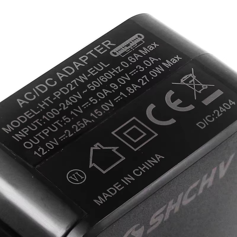 Caturda USB-C Netzteil für Raspberry Pi 5, 5,1 V / 5 A, Schwarz - Bild 3