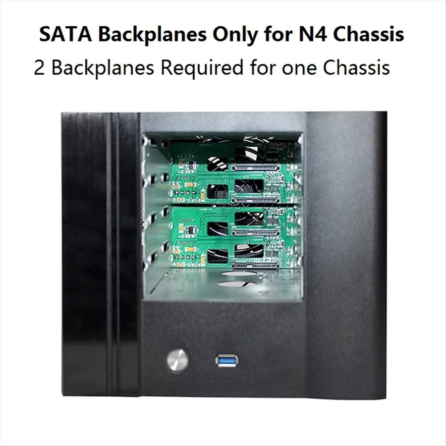 BHBL NAS-Chassis-Schnittstelle Backplane-Zubehör Speicherserver Reparaturteile aus FR4 in Grün - Bild 3