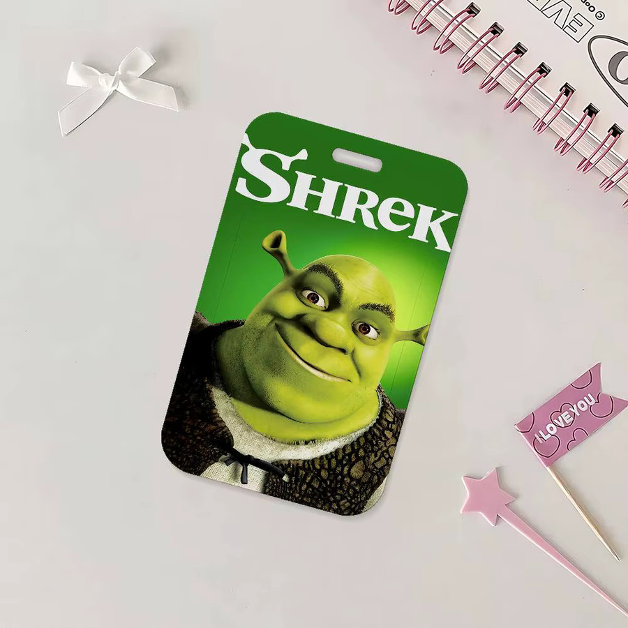 Movie S-Shreks Ausweishalter mit Umhängeband für Büro und Schule in Multicolour aus Kunststoff - Bild 6