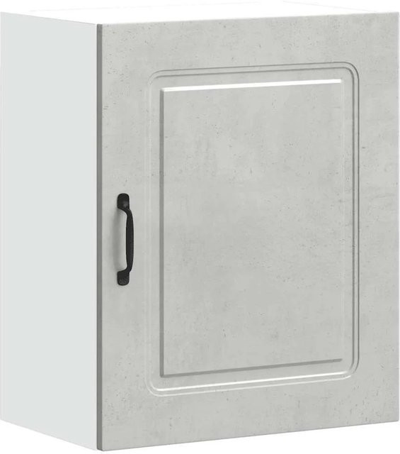 vidaXL Küchen-Hängeschrank Kalmar in Betongrau aus Holzwerkstoff, B/T/H: 60 x 31 x 50 cm - Bild 1