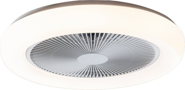 EGLO LED-Deckenleuchte und Ventilator 2 in 1 in Weiß mit Fernbedienung, Dimmfunktion und Timer - Bild 1