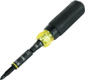 Klein Tools KNECT 11 in 1 Mehrbit Schraubendreher Ratsche schlagfest schwarz - Bild 1