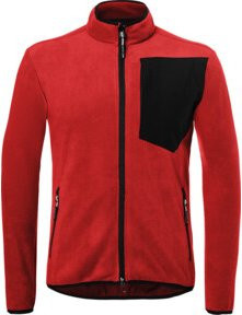 Kübler Fleecejacke in Rot/Schwarz Größe L - Bild 1