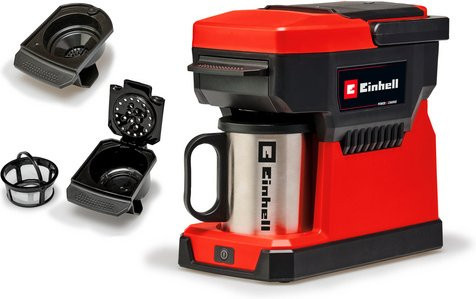 Einhell Akku-Kaffeemaschine TE-CF 18 Li-Solo Power X-Change in Rot - Bild 3