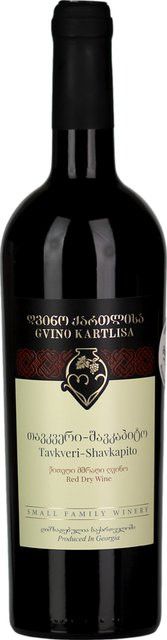Kartlisa Tavkveri Shavkapito Rotwein, Georgien, 2023, trocken, 0,75 l - Bild 1