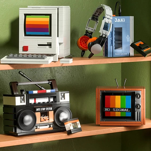 GDLK TOYS DIY Retro Elektrische Geräte Möbel Modell, Bausteine Set - Bild 1