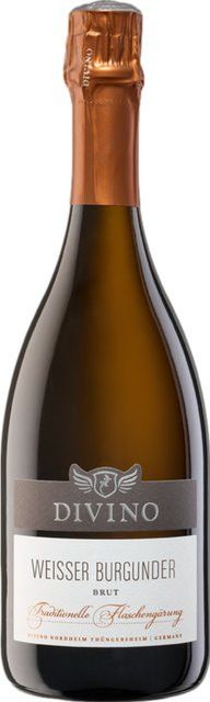 Divino Sekt Weißer Burgunder, 2021, Franken, Brut, 0,75 l - Bild 1