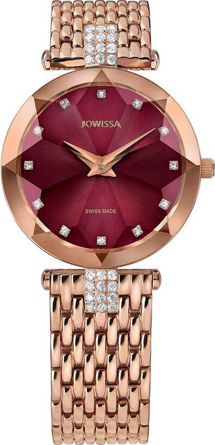 Jowissa Damenuhr, Quarz, Edelstahl, Lila, 30 mm, 5 ATM - Bild 1