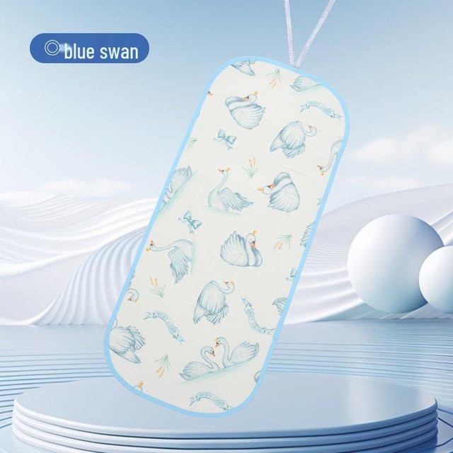 Value Vault Sommer-Kühlmatte aus Eis-Seide für Kinderwagen und Autositz für Neugeborene in Blau - Bild 1
