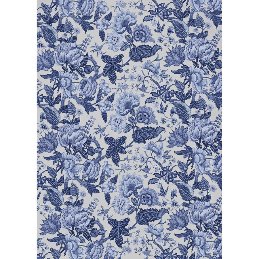 Sanders & Sanders Fototapete Blumen Blau Vlies B: 200 cm x H: 280 cm - Bild 2