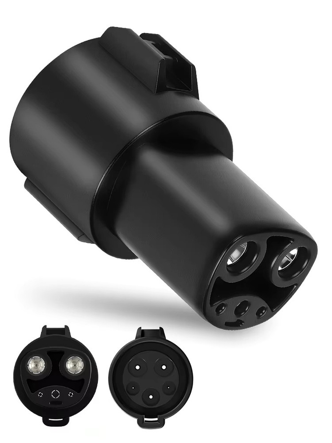 MINESPEED SAE J1772 Ladeadapter für Tesla Model 3 Y S X, 80 Amp 240 V AC Elektrofahrzeug Schnellladegerät Stecker, Schwarz - Bild 6