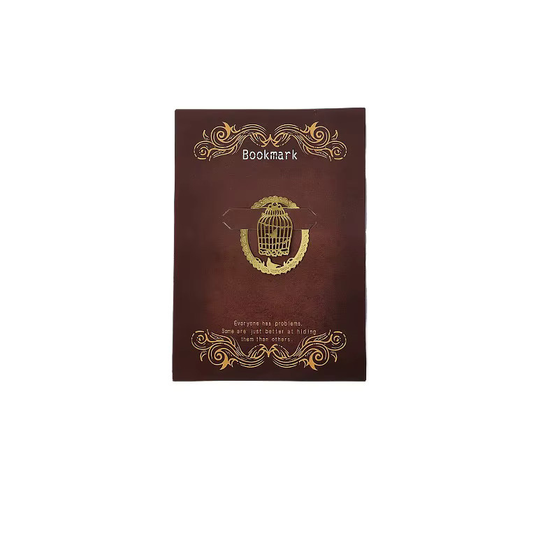 Kreatives Metall Lesezeichen in Gold mit süßem Cartoon Tier Design für Büro und Schule - Bild 5
