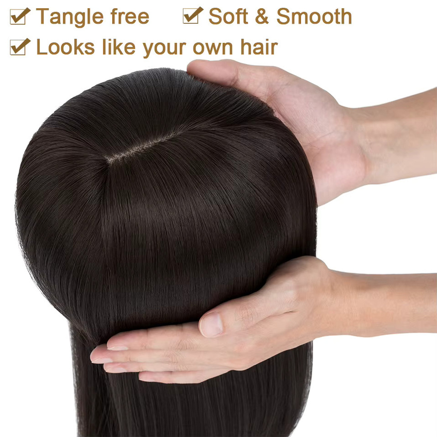 Benehair Clip-in-Haarverlängerung mit Pony, synthetisch, Damen - Bild 6