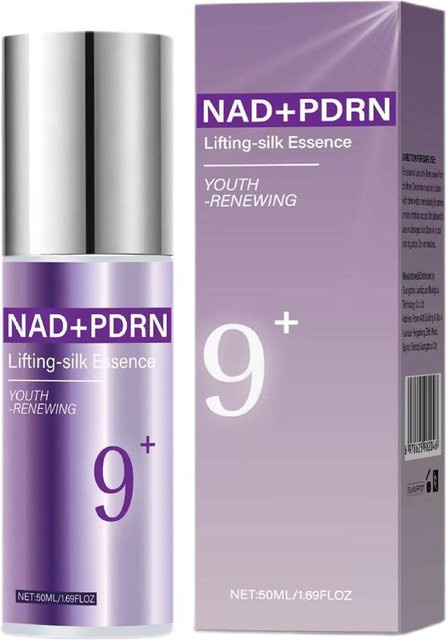 Nein. 9+ NAD+ BIO Lifting Gesichtsessenz, Serum mit Multi-Peptid-Komplex, 50 ml - Bild 1