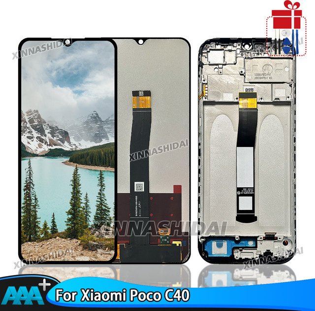 Xiaomi Poco C40 LCD Display mit 6,71 Zoll Touchscreen Ersatzmodul für 220333QAG - Bild 1