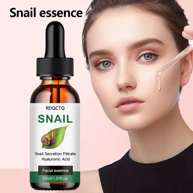 RDQCTQ Snail Mucin Facial Essence Serum, Hyaluronsäure, Unisex - Bild 1