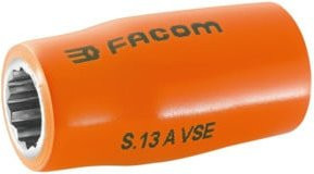 Facom Steckschlüssel 1/2 Zoll 1000V VSE 19 mm orange - Bild 1
