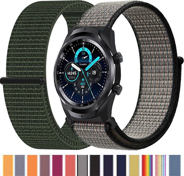 Hiyii Uhrenarmband Nylon, multicolor, 22 mm, 20 mm - Bild 1