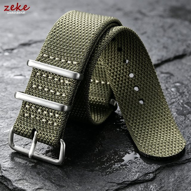 crazyband Uhrenarmband Nylon, Unisex - Bild 1