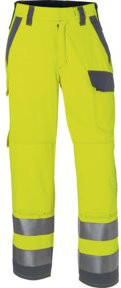 Kübler Arbeitshose PROTECTIQ HIGH VIS ARC2 PSA Klasse 3 in Warngelb/Anthrazit Form 2394 Größe 90 - Bild 1