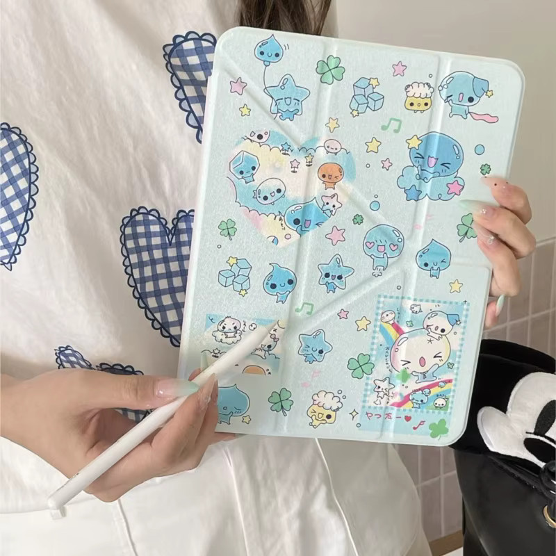Apple iPad Hülle mit Stiftschlitz in Multicolour für iPad Mini 6, 7 und iPad Air 3, 4, 5 sowie iPad 5, 6, 7, 8, 9, 10, 11 - Bild 2