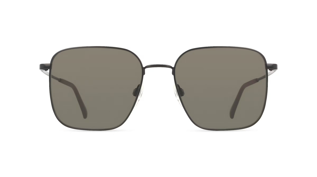 Fielmann MC 644 SUN FA MASON Sonnenbrille, Vollrand, Quadratisch, Edelstahl, Herren, schwarz - Bild 1