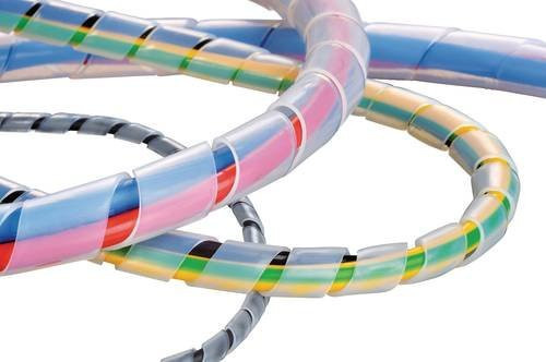 HellermannTyton Spiralschlauch SBPTFE1.5-PTFE-N aus Kunststoff, transparent, 5 m - Bild 1