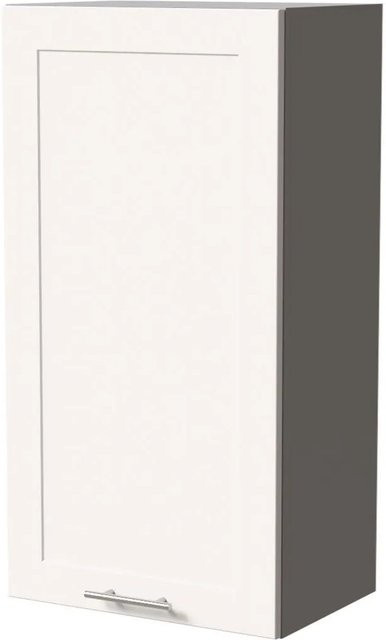 Feldmann-Wohnen Hängeschrank Oslo modern in Grau und Weiß Matt, B/T/H: 50 x 32,5 x 96 cm - Bild 1