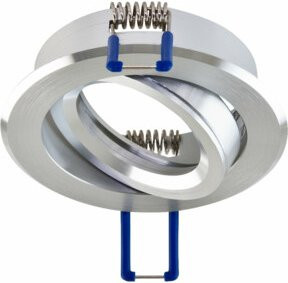 EVN Lichttechnik NV EB-Leuchte aus Alu-massiv in Silber, einstellbare Einbauleuchte für den Innenbereich - Bild 1