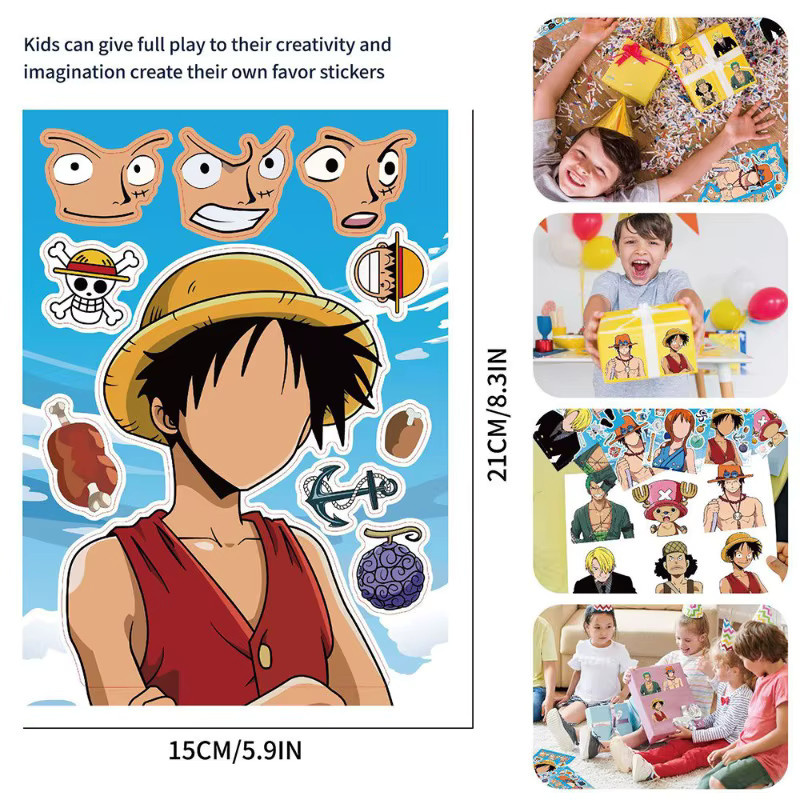 Bandai One-Piece-Puzzle, 16-teiliges Set, Blau, Bunt / Mehrfarbig - Bild 2
