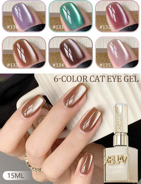 XEIJAYI M135 Nagel-Gel-Lack, schimmernd, 15 ml - Bild 1