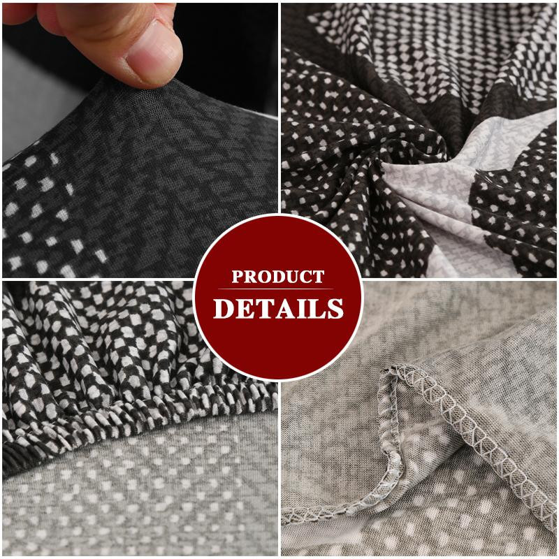 Bestbags Stretch Futon Überwurf für Sofas ohne Armlehnen mit geometrischem Design, elastisch und rutschfest, Polyester - Bild 3