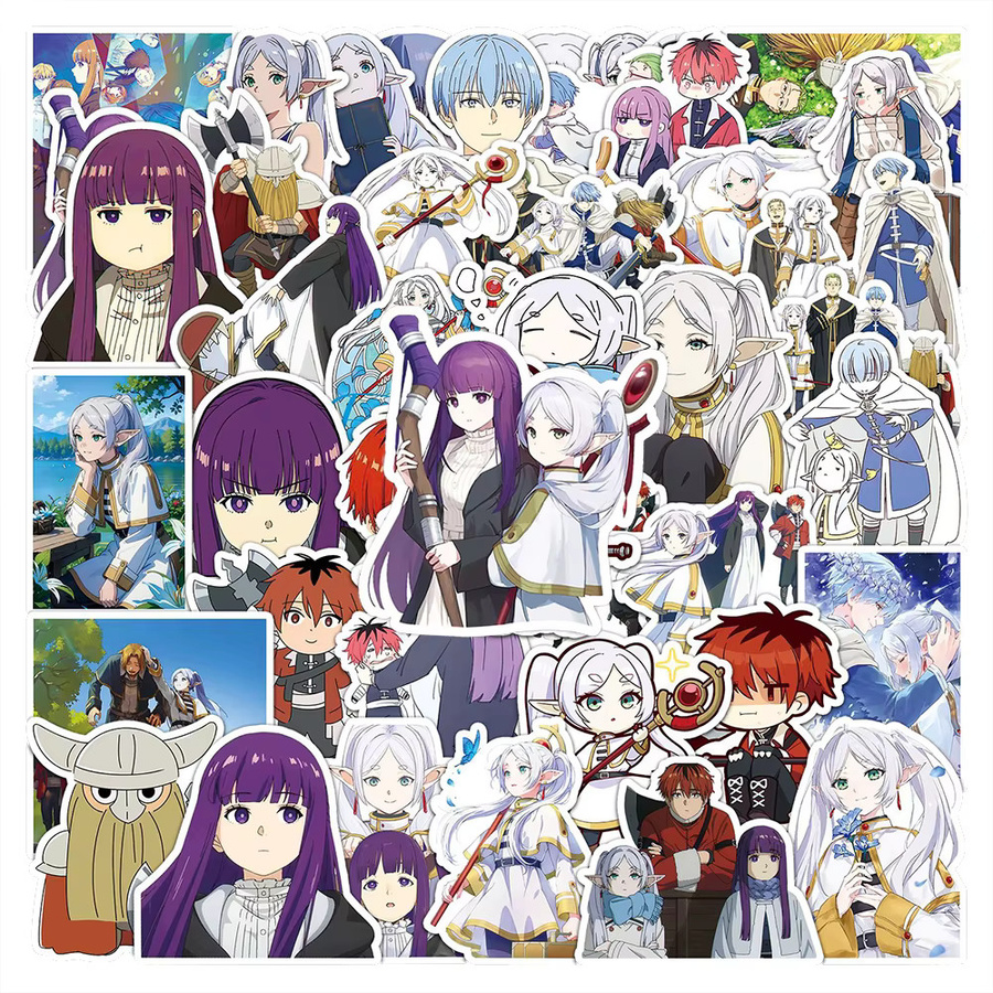 Bandai Frieren: Nach dem Ende der Reise Anime-Aufkleber, 50/100 Stück - Bild 3