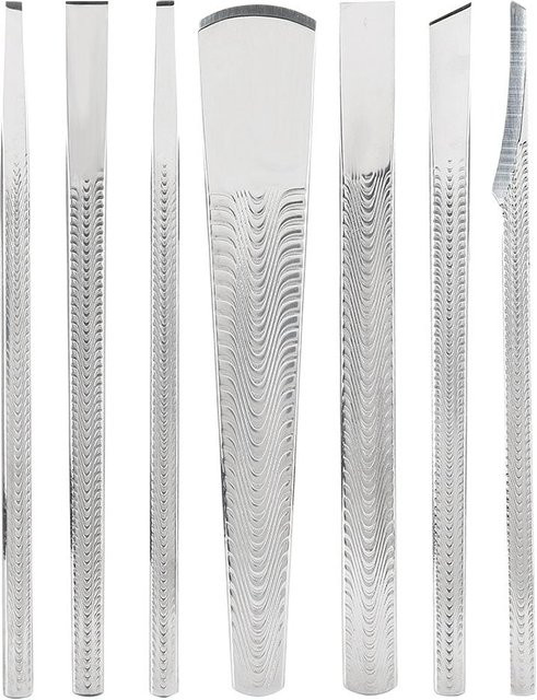 DIYelecs Hornhautentferner Set aus Edelstahl, 7-teilig, Unisex, glänzend - Bild 1