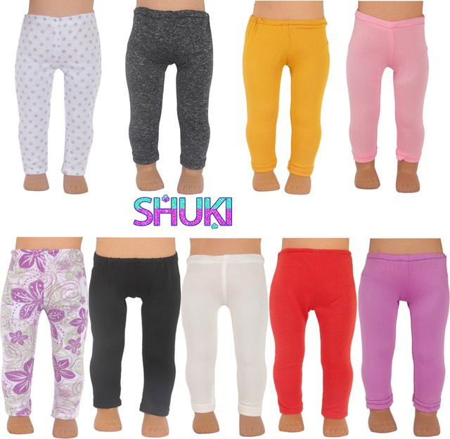 SHUKI American Girl Zubehör Puppenhose Flower Round Dot für 43cm Puppen - Bild 1