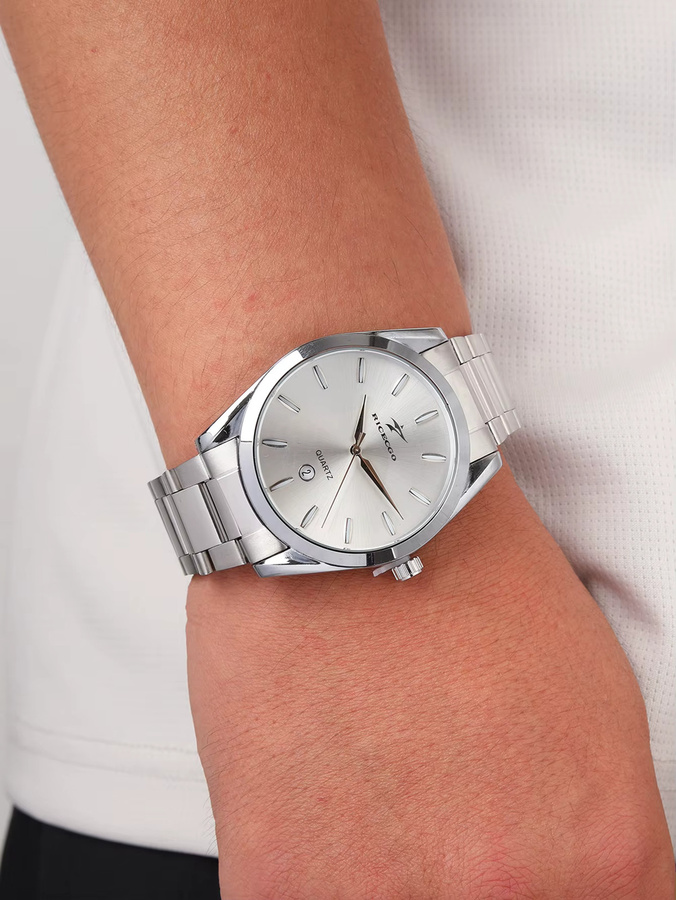 RICECGO Armbanduhr, Quarzuhr, Edelstahlband, Datumsanzeige, Herren - Bild 3