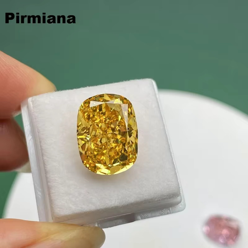 Pirmiana Loose Stone, Crushed Ice Cutting Cushion, Cubic Zirconia - Bild 1