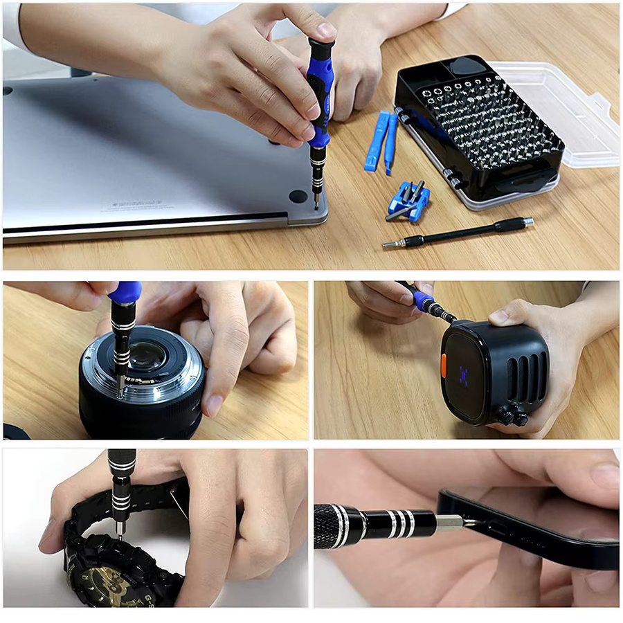 WOZOBUY 140-in-1 Präzisions-Schraubendreher-Set mit 118 magnetischen Bits für Computer, Laptop und Handy - Bild 2
