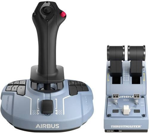 Thrustmaster TCA Officer Pack Airbus Edition Joystick Set für PC in Blau und Schwarz - Bild 1